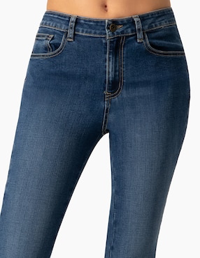 Jeans acampanado straight Ivonne para mujer