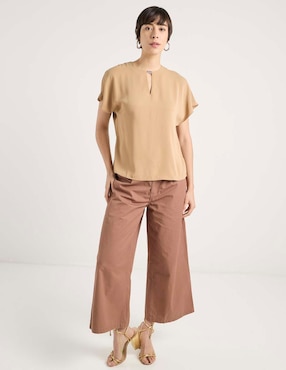 Blusa Calvin Klein manga corta para mujer
