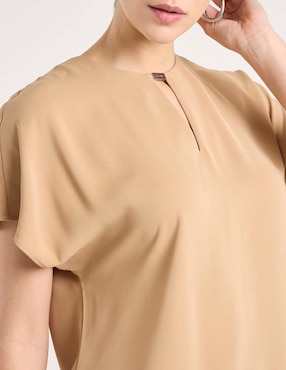 Blusa Calvin Klein manga corta para mujer
