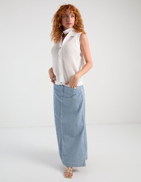 Suéter Ann Taylor cuello polo para mujer