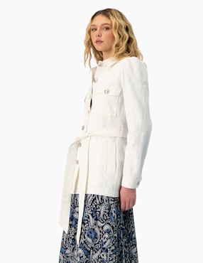 Gabardina con bolsillos Ivonne para mujer
