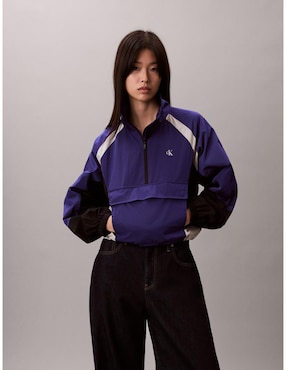 Chamarra rompevientos calvin klein impermeable para mujer