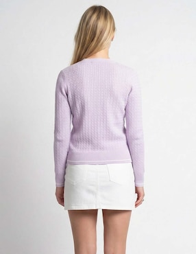 Suéter Calvin Klein cuello V para mujer