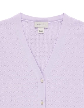 Suéter Calvin Klein cuello V para mujer