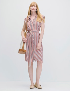Vestido a la rodilla casual Julio Marsella para mujer
