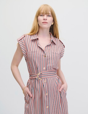 Vestido a la rodilla casual Julio Marsella para mujer
