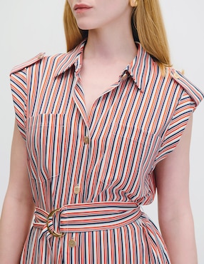 Vestido a la rodilla casual Julio Marsella para mujer