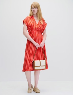 Vestido midi casual Julio Marsella para mujer