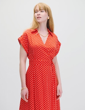 Vestido midi casual Julio Marsella para mujer