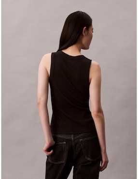 Top Calvin Klein cuello redondo tirante ancho