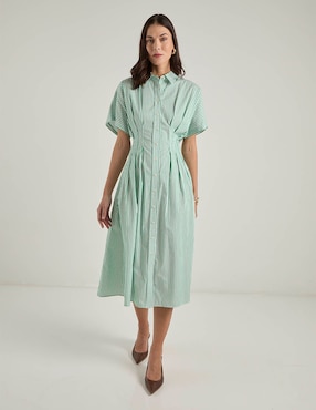 Vestido midi casual Lauren Ralph Lauren para mujer