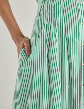Vestido midi casual Lauren Ralph Lauren para mujer