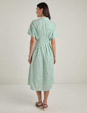 Vestido midi casual Lauren Ralph Lauren para mujer