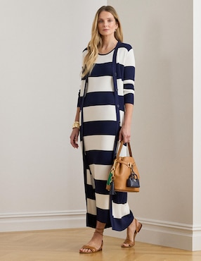 Vestido largo casual Lauren Ralph Lauren para mujer