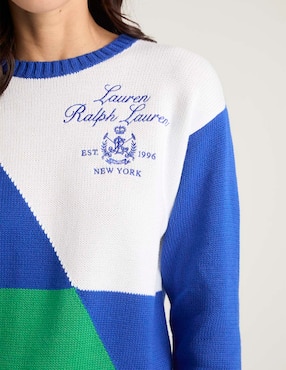 Suéter Lauren Ralph Lauren cuello redondo para mujer