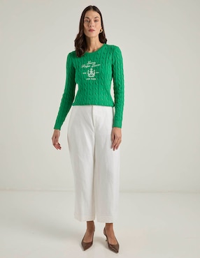 Pantalón Lauren Ralph Lauren amplio para mujer