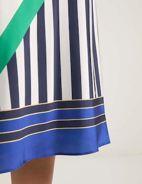 Falda midi Lauren Ralph Lauren a la cintura