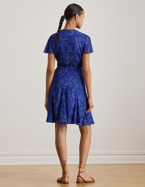 Vestido corto casual Lauren Ralph Lauren para mujer