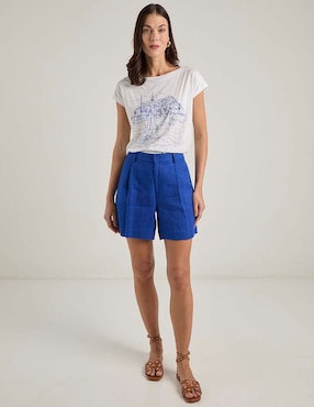 Blusa Lauren Ralph Lauren manga corta para mujer