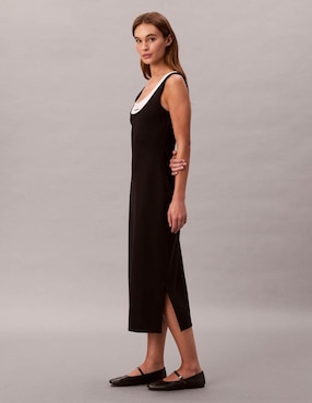 Vestido midi casual Calvin Klein para mujer