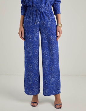 Pantalón relaxed Lauren Petite wide leg para mujer
