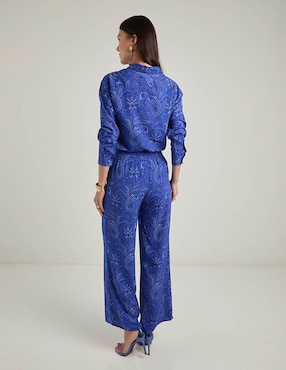 Pantalón relaxed Lauren Petite wide leg para mujer