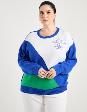 Suéter Lauren Plus cuello redondo para mujer