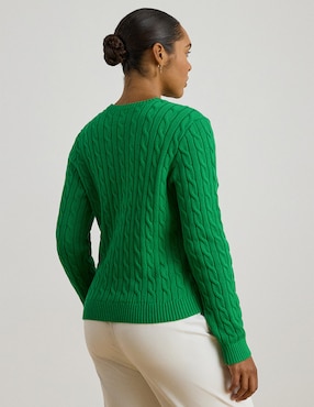 Suéter Lauren Plus cuello redondo para mujer