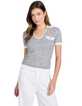 Blusa Guess manga corta para mujer