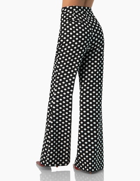 Pantalón acampanado Ivonne regular para mujer