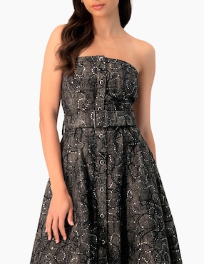 Vestido crop casual Ivonne para mujer