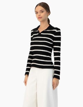 Blusa Ivonne manga larga para mujer