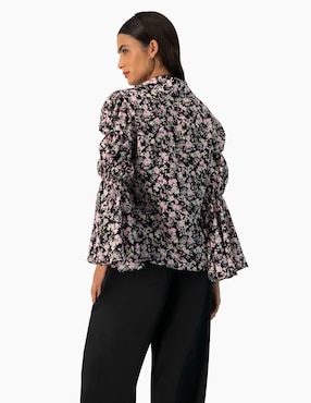 Blusa Ivonne manga larga para mujer