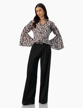 Blusa Ivonne manga larga para mujer