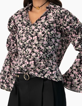 Blusa Ivonne manga larga para mujer