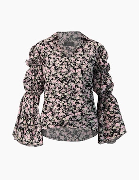 Blusa Ivonne manga larga para mujer