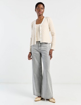 Suéter Calvin Klein cuello abierto para mujer