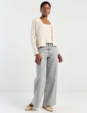 Suéter Calvin Klein cuello abierto para mujer