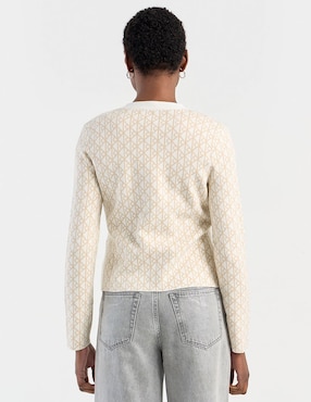 Suéter Calvin Klein cuello abierto para mujer