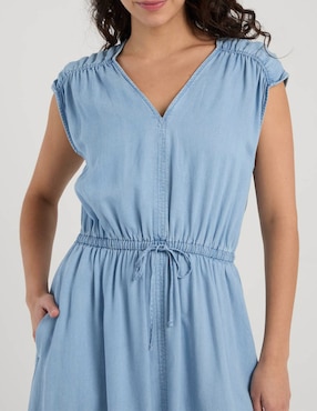 Vestido largo casual Dkny Jeans para mujer