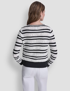 Suéter DKNY jeans cuello redondo para mujer