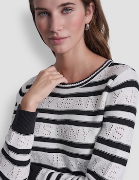 Suéter DKNY jeans cuello redondo para mujer