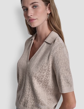 Suéter Dkny Jeans cuello V para mujer