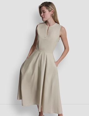 Vestido midi casual Dkny Jeans para mujer