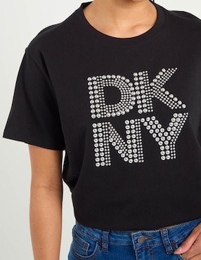 Playera manga corta Dkny Jeans cuello redondo para mujer