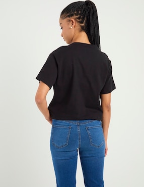 Playera manga corta Dkny Jeans cuello redondo para mujer