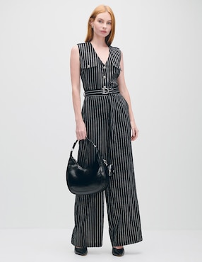 Jumpsuit Julio estampado a rayas para mujer