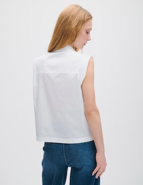 Blusa Julio Azur sin manga para mujer