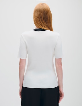 Blusa Julio Azur manga corta para mujer