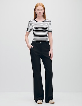 Blusa Julio Azur manga corta para mujer